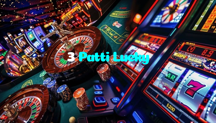 3 Patti Lucky casino presented on mobile device in Pakistan with slots and live games